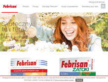 Tablet Screenshot of febrisan.pl